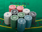 Texas poker set chips 200pcs cards mat