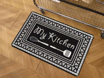 Kitchen decorative rug kit 2 vnt. Virtuvės raštų kilimas