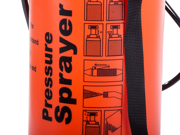 Tlačni razpršilnik vrtni ročni razpršilnik dolga kopja 10l jermen