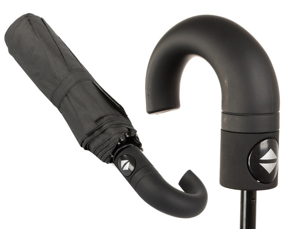 Esernyő összecsukható esernyő automata fekete unisex