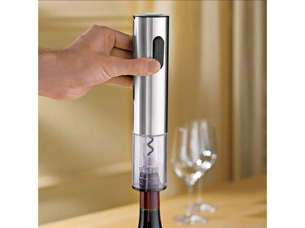 Elektrinis kamščiatraukis vyno atidarytuvas pjaustytuvas led