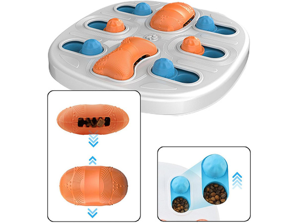 Juguete educativo para perros juego logico de golosinas juguete olfativo para masticar