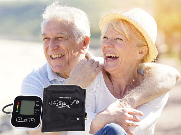 Tensiomètre électronique pour le bras écran lcd arythmie batterie