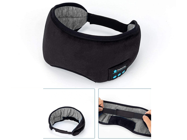 Повязка на глаза для сна bluetooth наушники маска