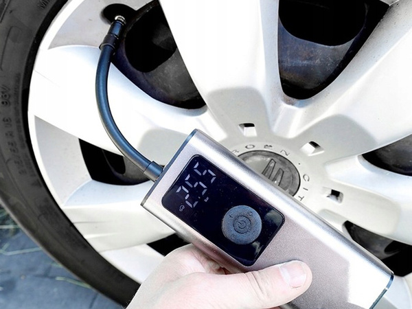 Batteriepumpe für fahrrad auto elektrischer kompressor 10 bar lcd