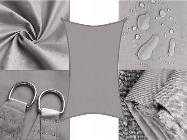 Sunshade téglalap alakú kerti vízálló vitorla 4x3m napellenző