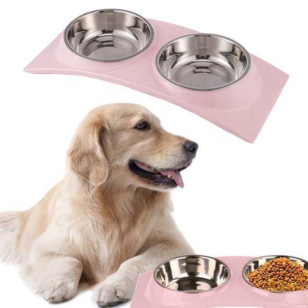 Metallschützen für hunde und katzen 2er set 0,4 l