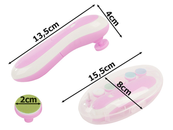 Electric nail clipper for babies children adults case