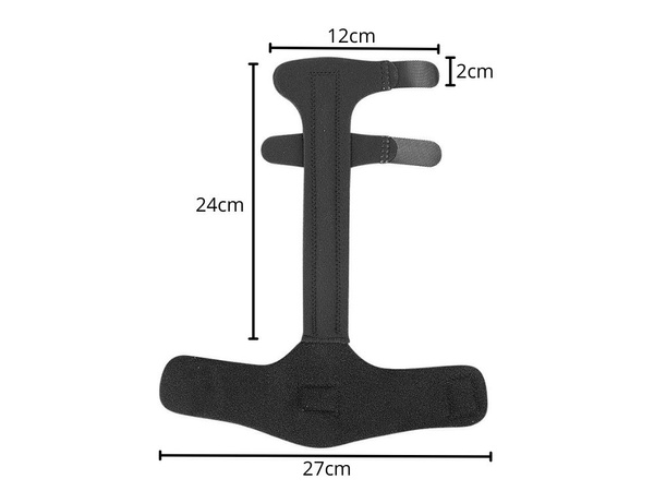 Zehenstabilisator stoff-handgelenkbandage mit klettband