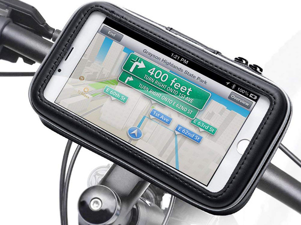Porte-téléphone pour vélo étanche verrouillable rotatif 360