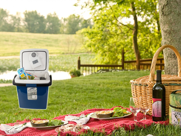 Ceļojumu ledusskapis 12v 230v 26l apkures funkcija mājas liels