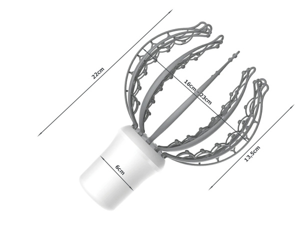 Masážní přístroj na hlavu relaxační vibrační elektrický