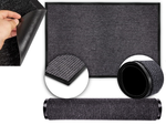 Rubberized doormat for shoes under the front door of the house 60 x 90