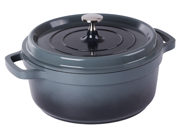 Casserole plateau de cuisson couvercle 4l induction aluminium
