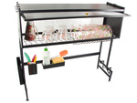 Trockner für geschirr, teller und besteck grosser abtropfbecken schrank organiser 85 cm