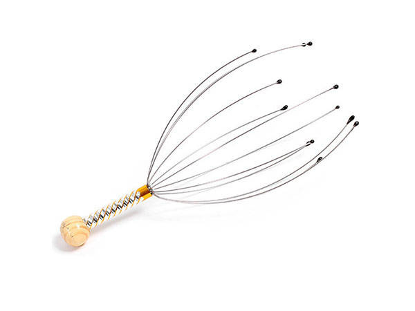 Ayurvedic relaxing hand-held head massager