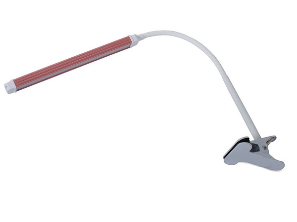 Stolová lampa bez tieňa s kozmetickým klipom