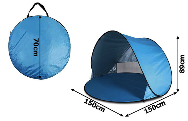 Strandzelt selbst faltender uv-schirm grosser garten pop-up abdeckung