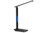 Led stolná lampa školské usb hodiny qi nabíjačka