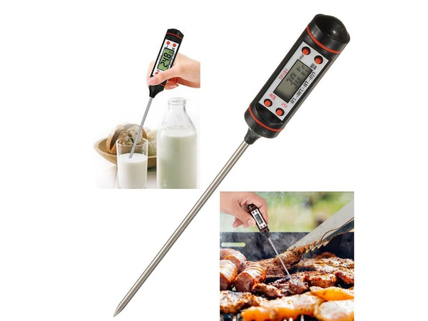 Termometro digital lcd cocina vino carne sonda