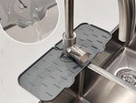 Silicone mat for sink drip tray under tap protective for kitchen non-slip