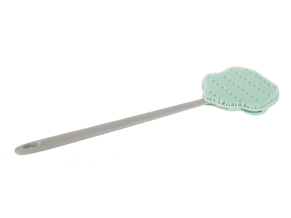 Back body brush with handle silicone washer sponge