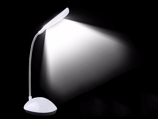 4led school desk lamp nightstand white