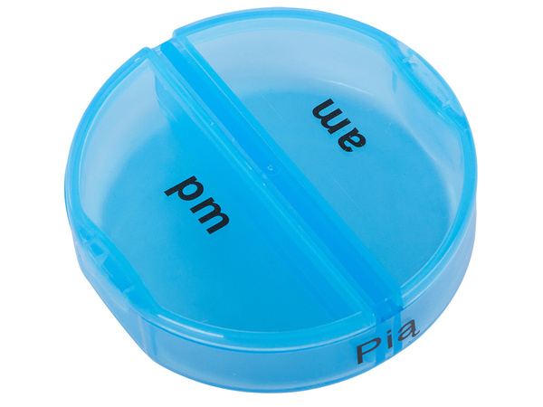 Medicine container tablets box time of day medication cassette weekly