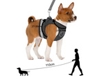 Braces pressureless walking harness for dog cat rabbit soft strong reflector s