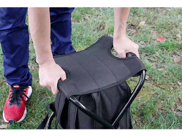 Rybářské křeslo s batohem skládací taška 3v1