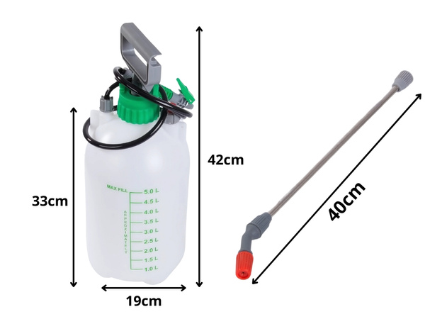 Pulvérisateur manuel 5 l + bandoulière