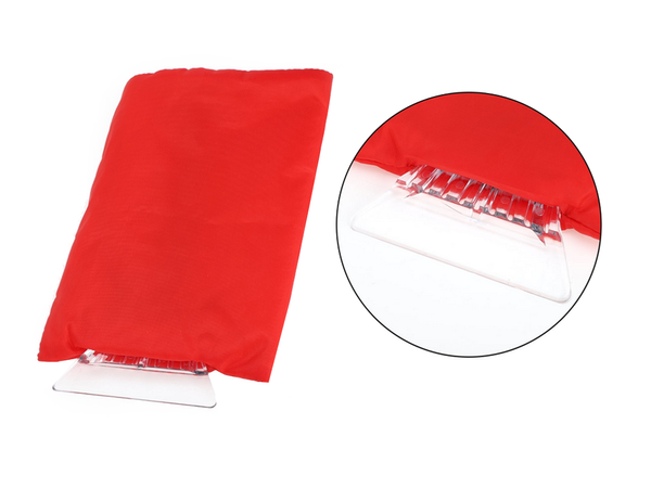Raspador de hielo para ventanas de coches con guante para hielo y nieve mango blando