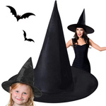 Sombrero de bruja halloween disfraz de bruja negro