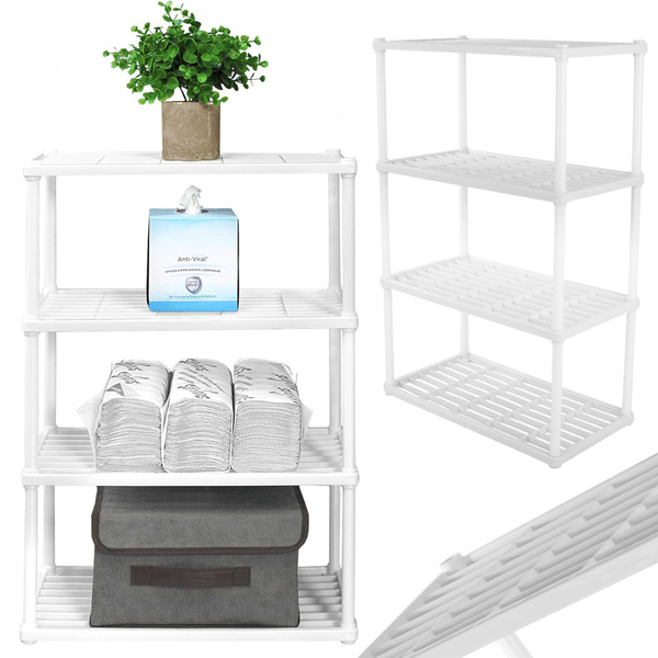 Bathroom shelf kitchen standing cupboard shelf 4 level organiser