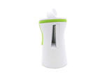 Decorative julienne spiral vegetable sharpener