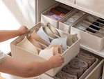 Bh-organizer 6 fächer für kleiderschrank-schublade weiss