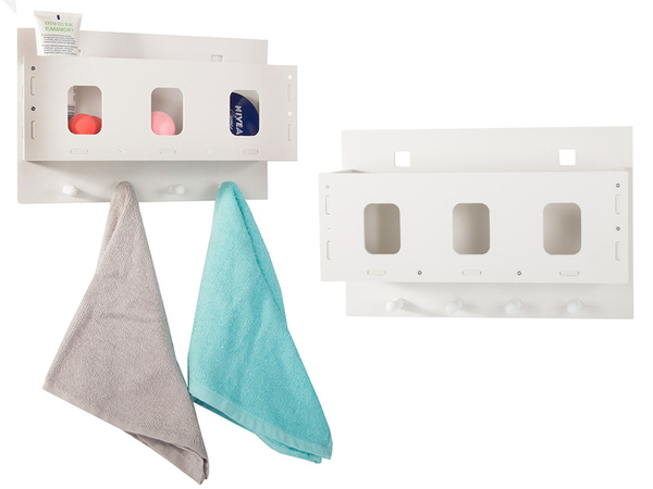 Organizators piekaramais plaukts vannas istabas skapītis