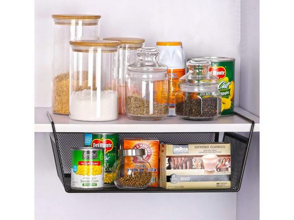 Cesta metálica estante de cocina suspendido estante colgante organizador