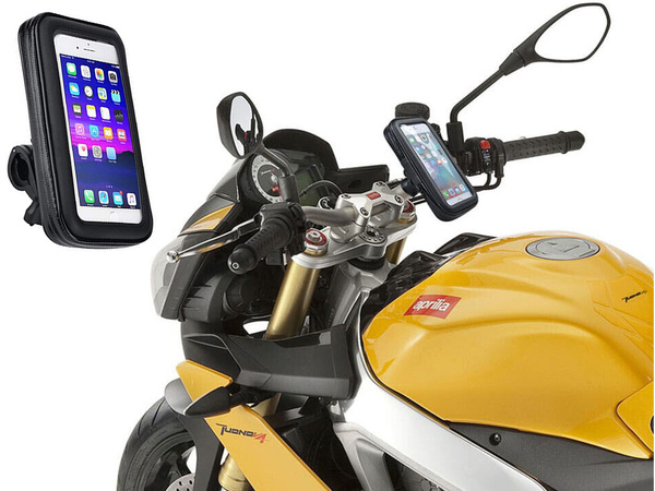 Porte-téléphone pour vélo étanche verrouillable rotatif 360