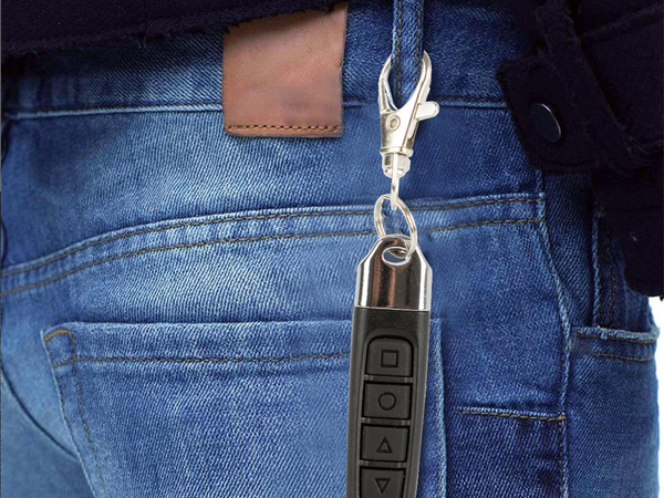 Universal key fob self-copying gate fob