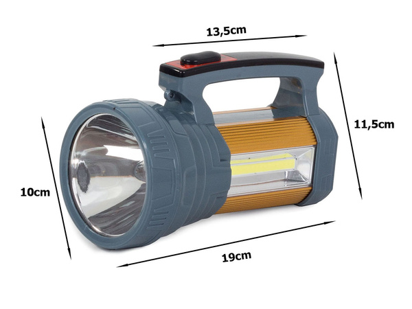 Searchlight power bank saules baterija xm-l l2 cob