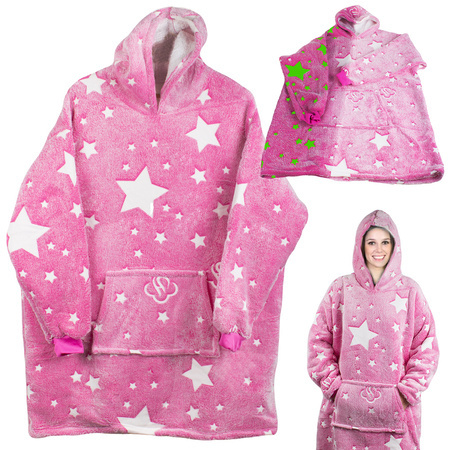 Meleg meleg pulóver túlméretezett takaró xxl 2in1 vastag gyapjú