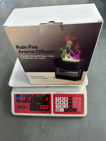 Humidificador de aire chimenea led con efecto de llamas aromaterapia usb mando a distancia