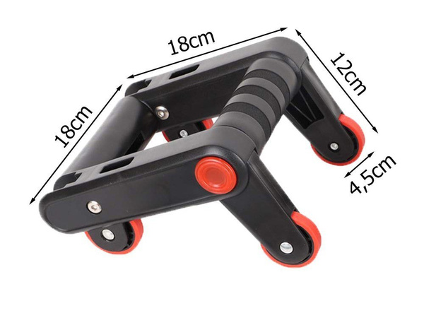 Rola de exerciții sprijină push-up-uri 2in1