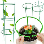 Potted plant support 3 ring hoop round garden