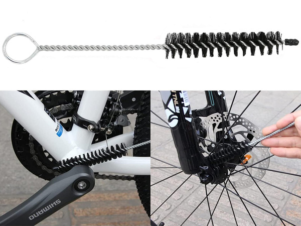 Kit 7 en 1 para limpieza y mantenimiento de la bicicleta cepillo para cadenas de neumáticos