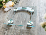 180kg ELECTRONIC BATHROOM WEIGHTERY GLASS LCD TRANSPARENT TO BATHROOM