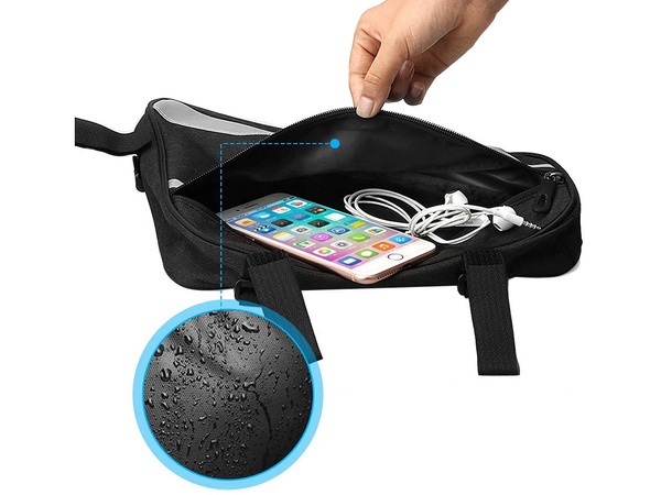 Under-frame pannier bag for bicycle