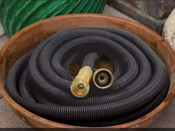 Dārza šļūtene 45 m stieptie savienojumi gun hook
