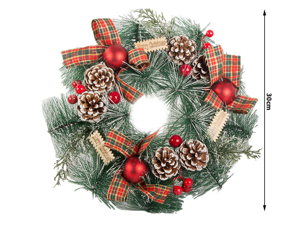 Ziemassvētku dekoratīvā virtene sienas apdare durvju apdare ziemassvētku rotājumi ziemassvētku rotājumi